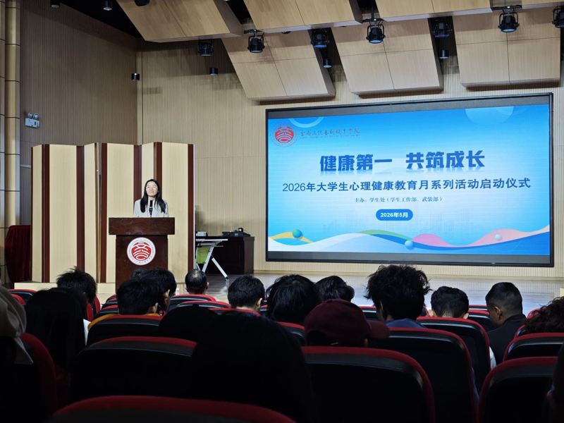 健康第一 共筑成长│云南文化艺术职业学院2026年心理健康宣传教育月系列活动圆满落幕